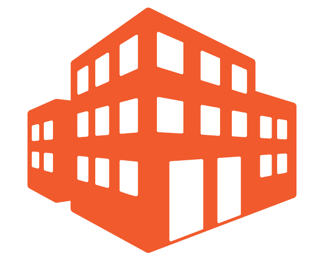 Orange 3D Building